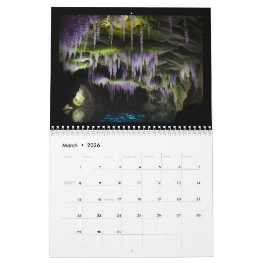 Fantasy Gardens Kalender (Mar 2026)