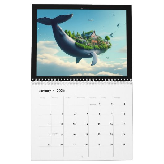 Fantasy Gardens Kalender (Jan 2026)