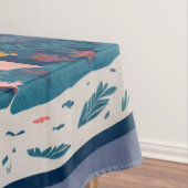 Fantasy garen bos vogels, en bomen tafelkleed (Voorbeeld)