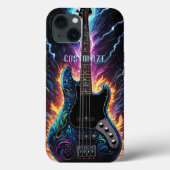 Fantasy gebaseerde elektrische basgitaar Case-Mate iPhone case (Achterkant)