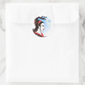 Fantasy Geisha Ronde Sticker (Tas)