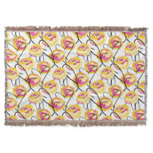 Fantasy Gele Rozen Zwarte Grunge Inklijnen 