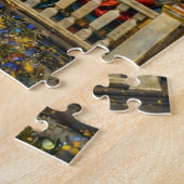 Fantasy Gele Victoriaans Huis Legpuzzel (Zijkant)
