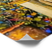 Fantasy Gele Victoriaanse Huis Poster (Hoek)