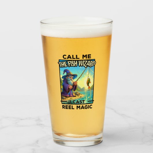 Fantasy Gevist Wizard - Reel Magic Glas (Voorkant gevuld)