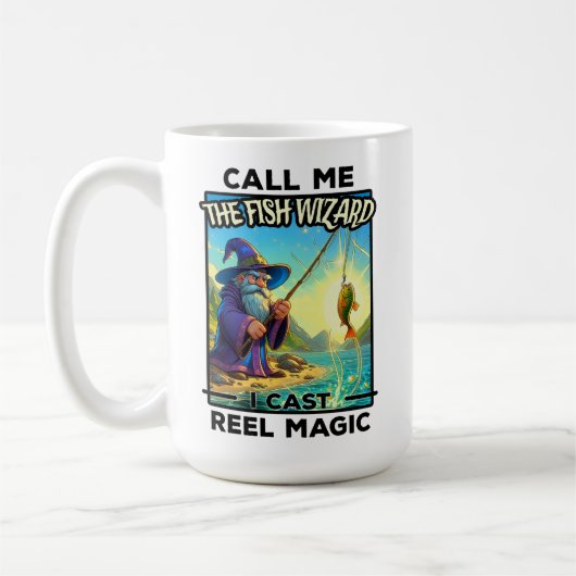 Fantasy Gevist Wizard - Reel Magic Koffiemok (Links)