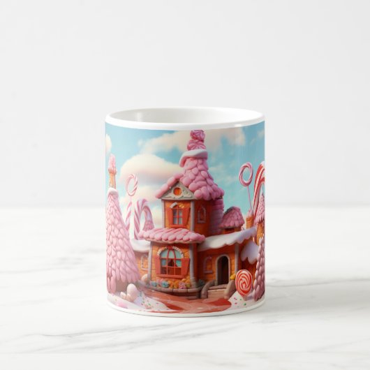 Fantasy Gingerbread Huis met Snoepjes 1 Mok (Center)