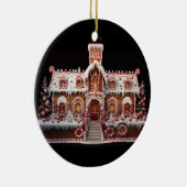 Fantasy Gingerbread Huis met Snoepjes 2 Keramisch Ornament (Rechts)