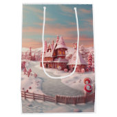 Fantasy Gingerbread Huis met Snoepjes 4 Medium Cadeauzakje (Achterkant)