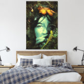 Fantasy Girl Canvas Afdruk (Insitu (Slaapkamer))