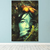 Fantasy Girl Canvas Afdruk (Insitu (Houten vloer))