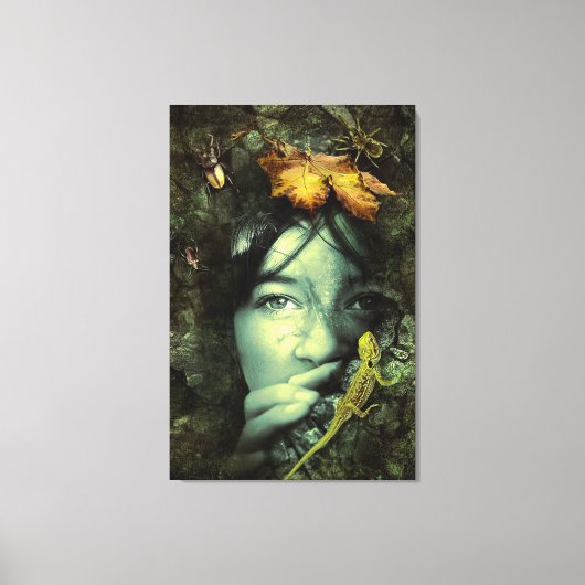 Fantasy Girl Canvas Afdruk (Voorkant)