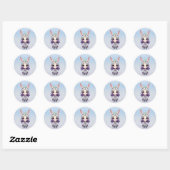 Fantasy Girl met Bunny Ears Stickers (Vel)