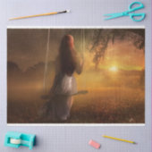 Fantasy Girl Swing Decoupage Tissue Paper Tissuepapier (Craft)