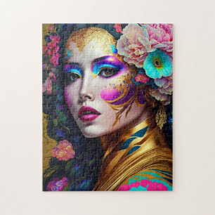 Fantasy Glam Woman Art Legpuzzel