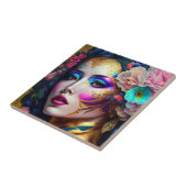 Fantasy Glam Woman Art Tegeltje (Zijkant)