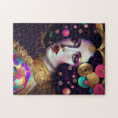 Fantasy Glam Woman Pop Art Jigzaag Puzzle Legpuzzel (Horizontaal)