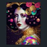 Fantasy Glam Woman Pop Art Poster<br><div class="desc">Fantasy,  Sci-fi & Horror kunst van het Lunarium.</div>