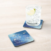 Fantasy Glass Muzieknoten Bier Onderzetter (Rechterzijde)