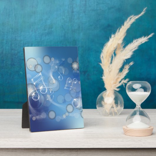 Fantasy Glass Muzieknoten Fotoplaat (Zijkant)
