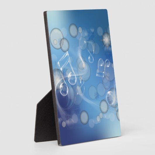 Fantasy Glass Muzieknoten Fotoplaat (Zijkant)