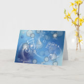 Fantasy Glass Muzieknoten Kaart (Gele Bloem)