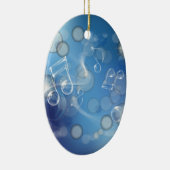 Fantasy Glass Muzieknoten Keramisch Ornament (Rechts)