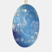 Fantasy Glass Muzieknoten Keramisch Ornament (Links)