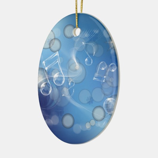 Fantasy Glass Muzieknoten Keramisch Ornament (Links)