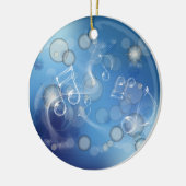 Fantasy Glass Muzieknoten Keramisch Ornament (Links)