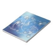 Fantasy Glass Muzieknoten Notitieblok (Linkerzijde)