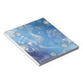 Fantasy Glass Muzieknoten Notitieblok (Schuin)