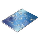 Fantasy Glass Muzieknoten Notitieboek (Linkerzijde)