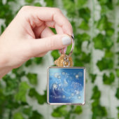 Fantasy Glass Muzieknoten Sleutelhanger (Hand)