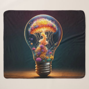 Fantasy glazen bol aquatische lichtgevende creativ sherpa deken