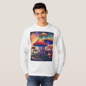 FANTASY, gloeiende paddenstoelen t shirt (Voorkant volledig)