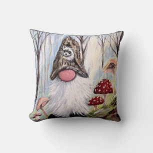 FANTASY GNOME RACCOON PET PILLOW KUSSEN