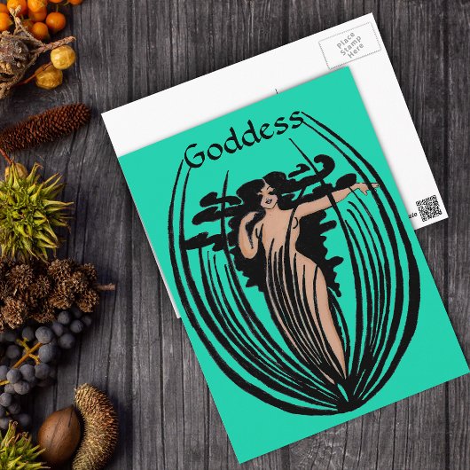 Fantasy Goddess Briefkaart