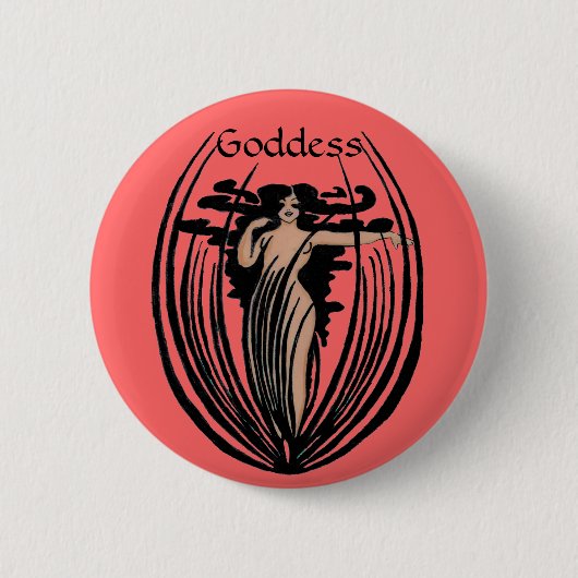 Fantasy Goddess Button (Voorkant)