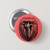 Fantasy Goddess Button (Voorkant /achterkant)