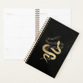 Fantasy Gold en Black Mystical Snakes Planner (Display)