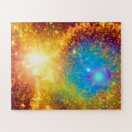 Fantasy Gold en Paarse Supernova Legpuzzel