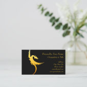 Fantasy Golden Flying Dragon Visitekaartje (Staand voorkant)