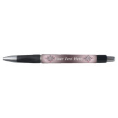 Fantasy Gothic Black Pink Sun Goddess Face Pen (Voorkant)