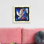 Fantasy Gothic Nymph op Dove Canvas Afdruk (Insitu (Woonkamer))