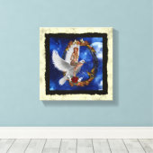 Fantasy Gothic Nymph op Dove Canvas Afdruk (Insitu (Houten vloer))