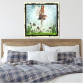 Fantasy Gothic Toadstool Faerie 1 Canvas Afdruk (Insitu (Slaapkamer))