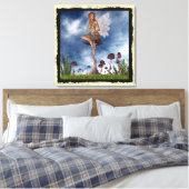Fantasy Gothic Toadstool Faerie 2 Canvas Afdruk (Insitu (Slaapkamer))