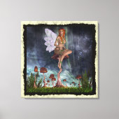Fantasy Gothic Toadstool Faerie 4 Canvas Afdruk (Voorkant)