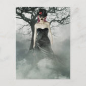Fantasy gothic vrouw briefkaart (Voorkant)